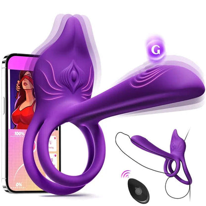 🎁Juxek™ Enchanted GirlLuxe Smart VibratingRing-App-ControlledPleasure for couples💫
