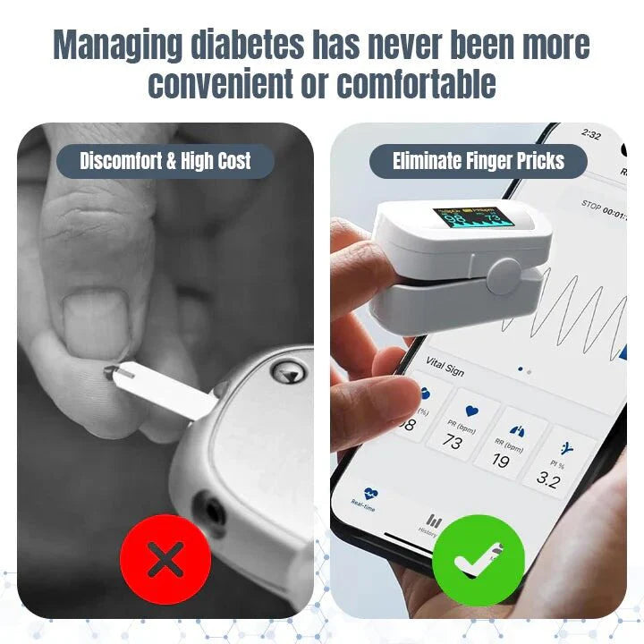 🔥Final 3 Hours: 70% OFF🏆Non-Invasive Blood Glucose Meter[99.9% Accuracy]✅TGA Approved