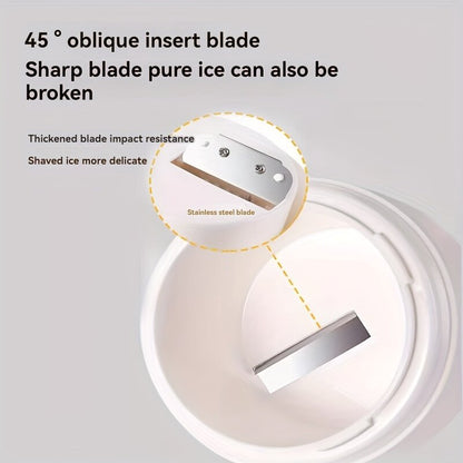 🧊Ice shaver, ice cream machine, manual portable ice crusher and ice shaver, with ice cube mold