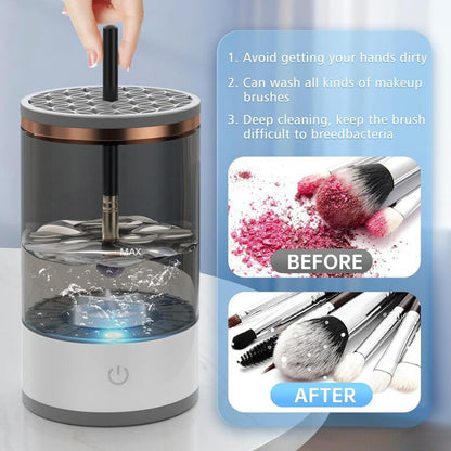 ✨Electric Makeup Brush Cleaner USB Charging Lazy Cleaner Small Portable Makeup Tool Set