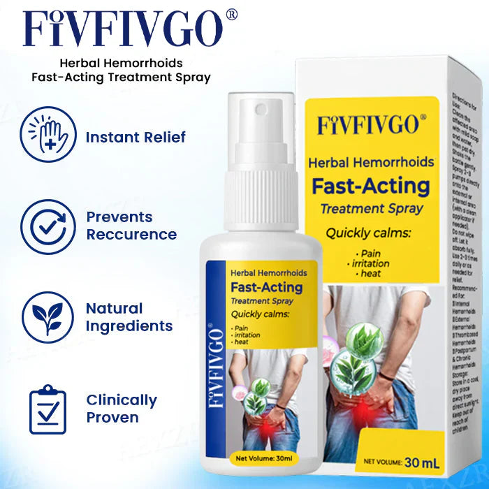 Fivfivgo® Herbal Hemorrhoids Fast-Acting Treatment Spray