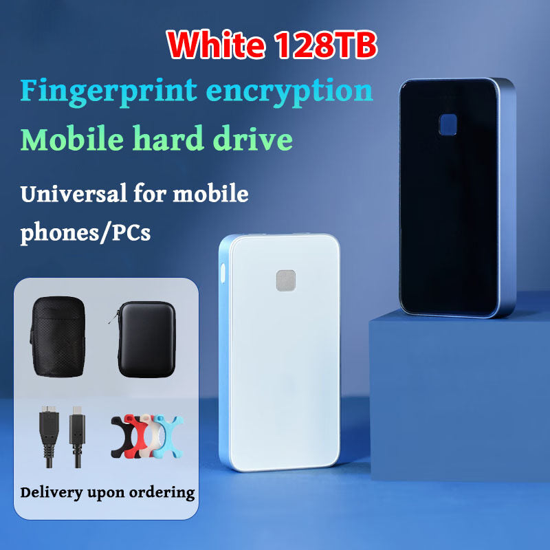 🎅Christmas Hot Sale49% OFF-Original 128TB high-speed portable hard drive with fingerprint encryption