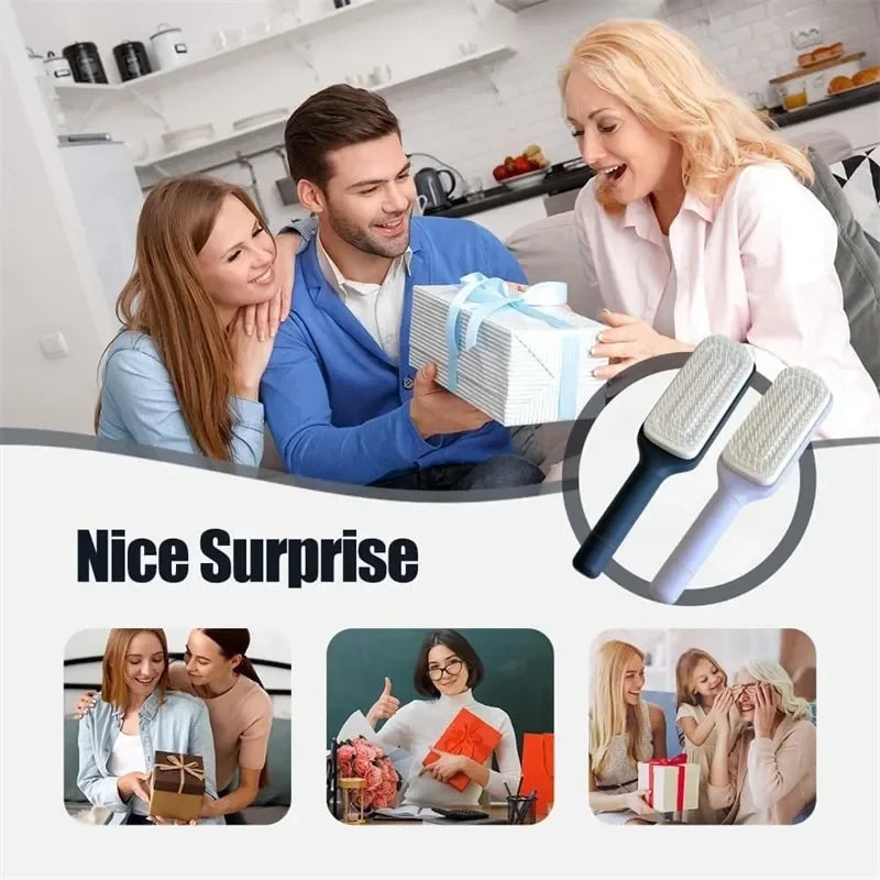 💇‍♀️Massage comb anti-static women's rotating telescopic hair comb hair comb cleaning airbag comb one-button lifting air cushion