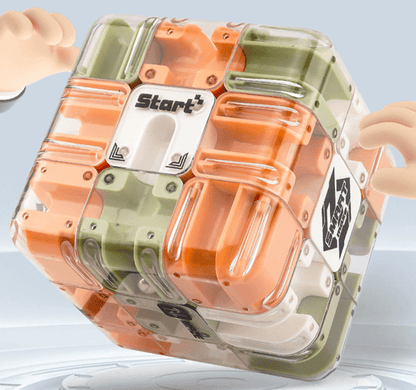 ✨Large Labyrinth 3D Puzzle Maze Cube - Engaging Brain Teaser Toy