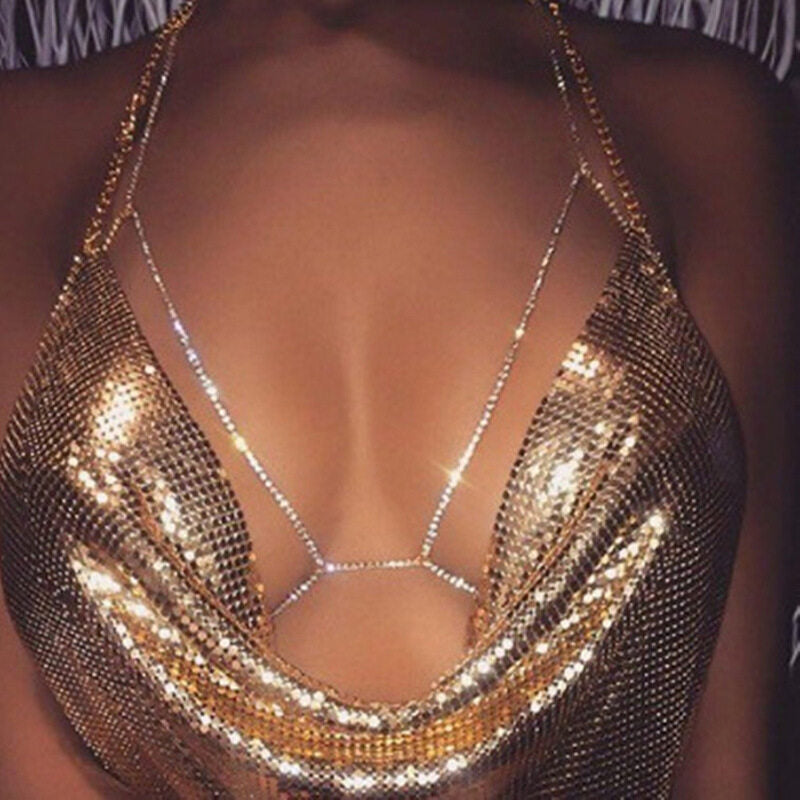 🔥Flash Sale - Stylish Crystal Body Chain Clearance🔥 Make yourself the center of attention