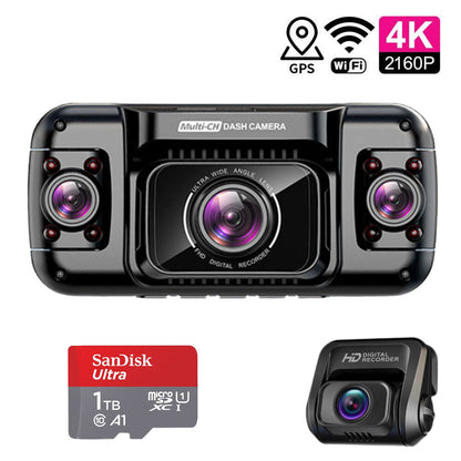 🚗[360° no-blind-angle camera🔄] ✨New smart driving recorder📹