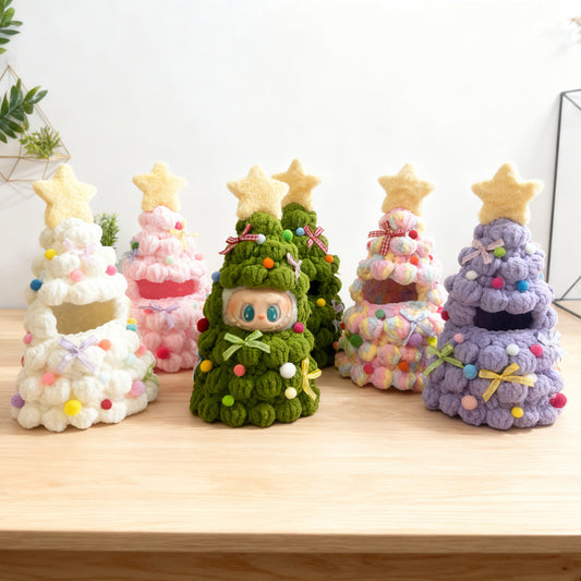 🎅Christmas Hot Sale 49% OFF -Labubu handmade woven Christmas tree doll clothes