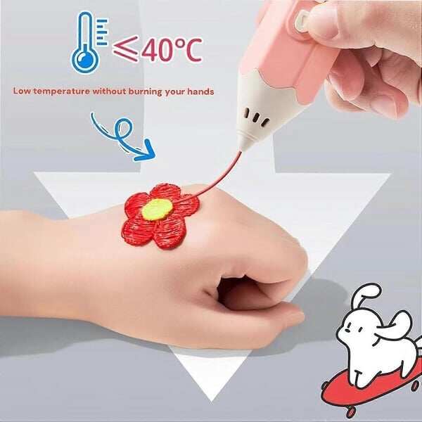 Pencil-Shaped 3D Printing Pen – The Ultimate Creative Gift for Kids This Christmas!