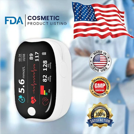 🔥Final 3 Hours: 70% OFF🏆Non-Invasive Blood Glucose Meter[99.9% Accuracy]✅TGA Approved
