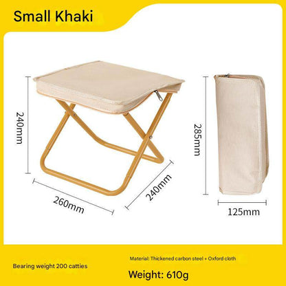 ✨Zipper folding camping stool queuing picnic stool fishing chair