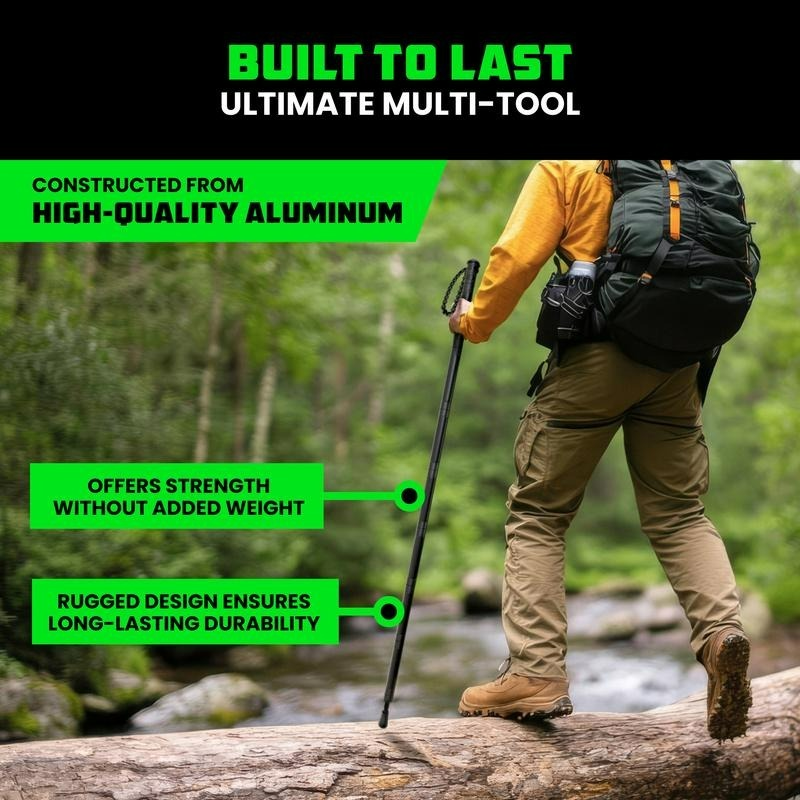 💥70%OFF🔥Tactical Hiking Stick w/ Integrated Survival Kit