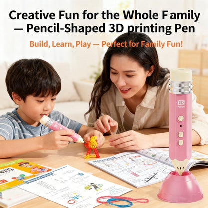 Pencil-Shaped 3D Printing Pen – The Ultimate Creative Gift for Kids This Christmas!
