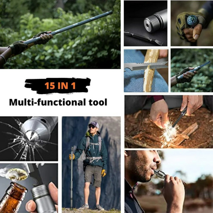 💥70%OFF🔥Tactical Hiking Stick w/ Integrated Survival Kit