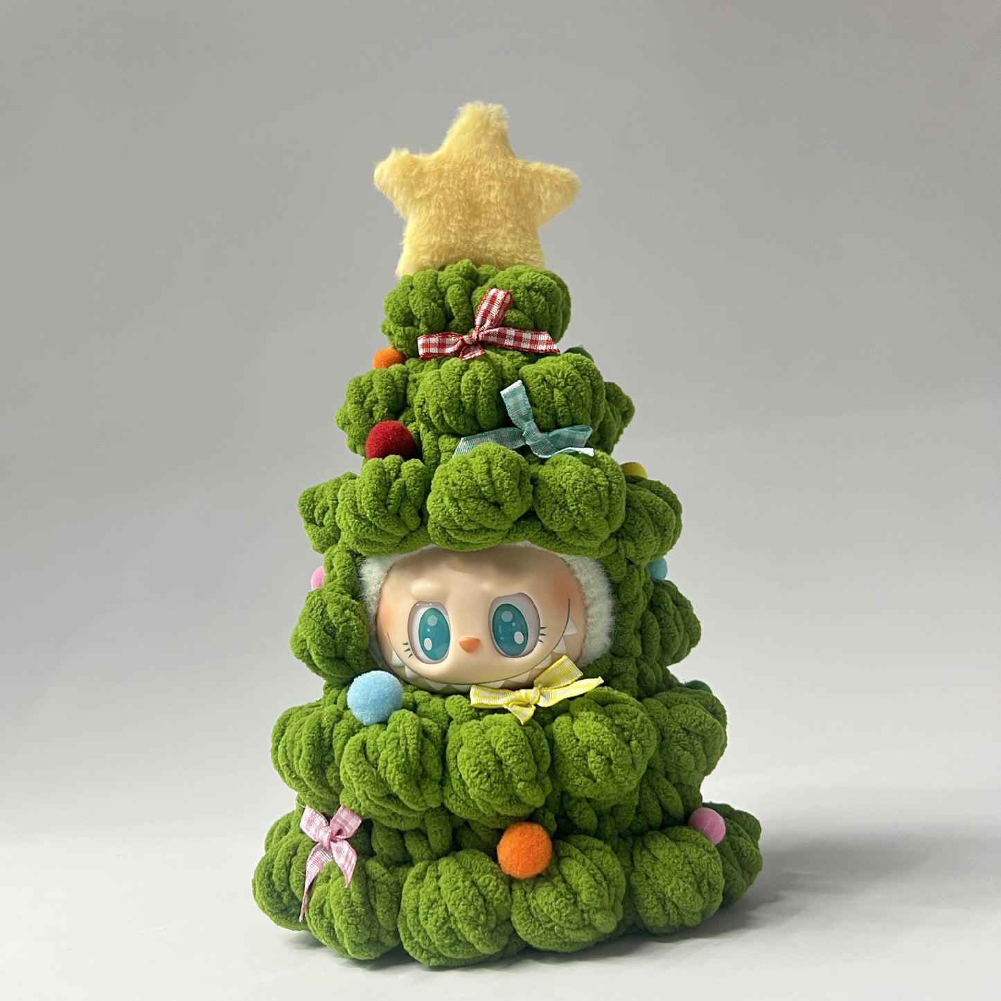 🎅Christmas Hot Sale 49% OFF -Labubu handmade woven Christmas tree doll clothes