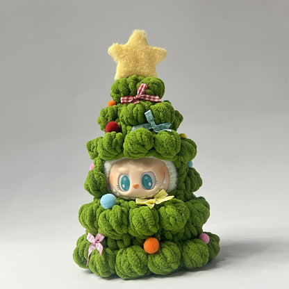 🎅Christmas Hot Sale 49% OFF -Labubu handmade woven Christmas tree doll clothes